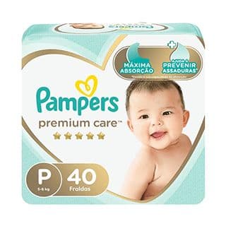 Imagem de Pacote Pampers P 40 unidades
