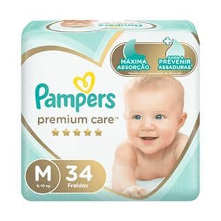 Imagem de Pacote Pampers M 34 unidades
