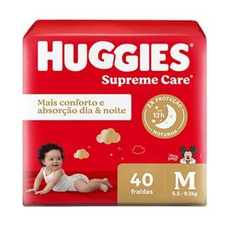 Imagem de Pacote Huggies M 40 unidades