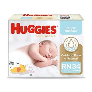 Imagem de Pacote Huggies RN 34 unidades