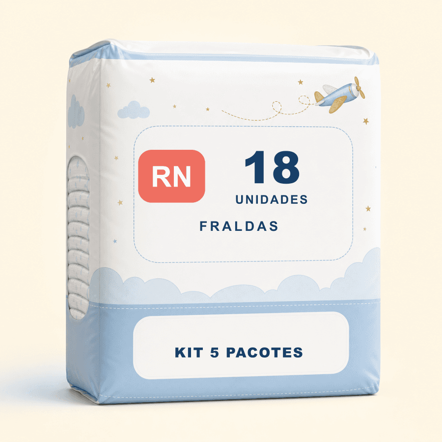 Imagem de Kit 5 pacotes com 18 unidades RN